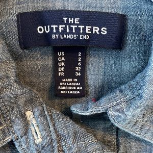 The Outfitter’s by Lands End Jean Shirt Size 2
